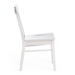 Стул Retro дерево гевея, МДФ, 44,3 x 55 x 89 x SH45см, Белый (White)