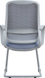 Кресло для посетителей Еверпроф ЕП-810 Греи Сетка Серый / Everprof EP-810 Grey