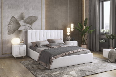 Тумба прикроватная Софи TM-001.1 белый (экокожа)