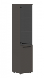 Шкаф-колонка комбинированная левая EDIS EHCS 42.2 L Мокко Черный Мокко