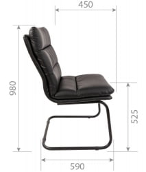 Офисное кресло Chairman 919V Черный