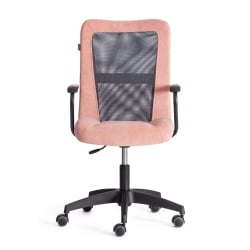 Компьютерное кресло STAFF флок/ткань, розовый/серый, 137/W-12