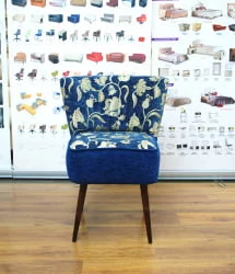 Кресло Бьерн цвет синий