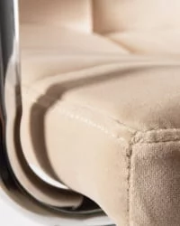 Стул барный DOBRIN KRUGER ARM Бежевый велюр MJ9-10