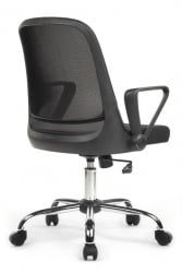 Кресло В-158 Черный Пластик/Черный / W-158