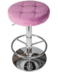 Табурет барный DOBRIN BRUNO (пудрово-сиреневый велюр (MJ9-52)) 2 шт