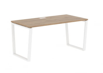 Стол письменный EDIS EVST 1580 Дуб Денвер светлый Белый
