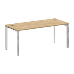 Стол рабочий руководителя на П-образном м/к ONIX DIRECT LUX M-O.MP-SRR-5.8 Тиквуд светлый