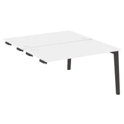 Стол-приставка двойной к опорным элементам ONIX WOOD OW.D.SPR-3.8 Белый Бриллиант/Темный