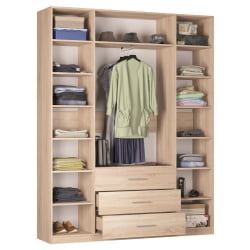 Шкаф распашный R-230х180х45-3-M(ЯАС)