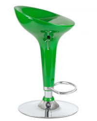 Стул барный DOBRIN BOMBA (зеленый металлик) 2 шт