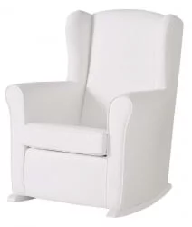 Детское кресло Micuna Wing/Nanny white/white искусственная кожа