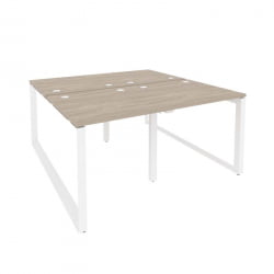 Рабочая станция на О-образном м/к ОНИКС О.МО-Д.РС-4.0.8 Дуб Аттик/Белый / ONIX O.MO-D.RS-4.0.8