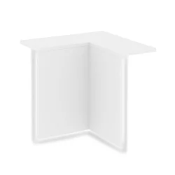 Накладка угловая высокая внутренняя с подсветкой левая для О.Р-Ф.МУ.ВНУ(Л) ОНИКС О.Р-НУ.В.ВНУ.С(Л) Белый Бриллиант / О.R-F.MU.VNU(L) ONIX О.R-NU.V.VNU.S(L)