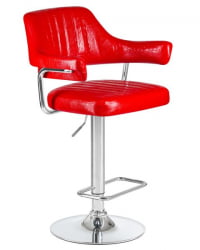 Стул барный DOBRIN CHARLY (красный крокодил) 2 шт