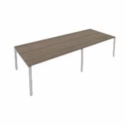 Переговорный стол (2 столешницы) Metal System Б.ПРГ-2.4 Вяз/Серый