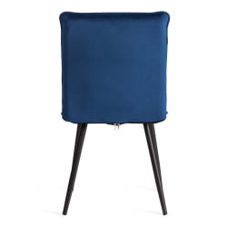 Металлический стул Sweet LT, велюр, Blue (синий), 41х55х88 см