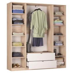 Шкаф распашный Р-198х180х45-2-ТР(ЯАС) / R-198х180х45-2-TR(ЯАС)