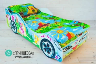 Кровать машинка Принцесса_55659