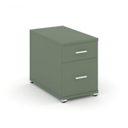 Тумба опорная/приставная с ящиком и распашным фасадом CОНCЕПТ CН.ТГО-004 Б/В Кобо Белый / CONCEPT CN.TGO-004 B/W