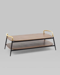 Журнальный столик Нолан 120кс60 Темное дерево / 120x60