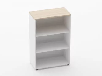 Шкаф 2 широкий открытый Дека 10.12.101 Туя/Белый / Deka