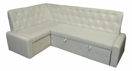 Белый диван Зефир Комбинация 3 Остин Уайт