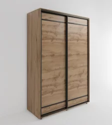 Шкаф-купе 2-х дверный Акцент-Лайт Д3 1200х600 Дуб крафт золотой