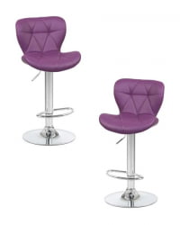 Стул барный DOBRIN BARNY (фиолетовый) 2 шт