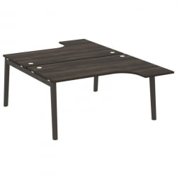 Рабочая станция Оникс Вуд ОВ.Д.СА-4 Дуб Мали/Дуб Темный/Металл Антрацит 1580*2395*750 (1635/460) / OW.D.SA-4