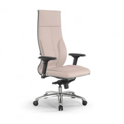 Кресло руководителя Мetta L 1m 46/4D Infinity Easy Clean (MPES) Комплект 1 Молочное