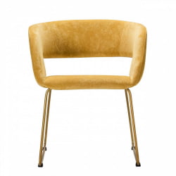 Кресло Hugs К желтый/Линк золото