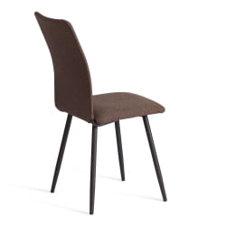 Мягкий стул La Rousse NEW, ткань рогожка, коричневый/черный, 3М7-147, 45x55x93 см