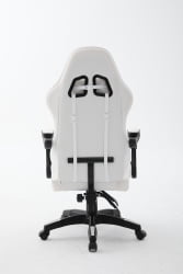 Кресло спортивное TopChairs Phantom бело-черный