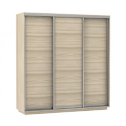 Шкаф-купе трехдверный Экспресс Трио Элемент 2100х2400h Ясень шимо светлый