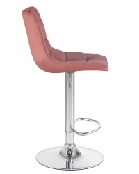Барный стул DOBRIN TAILOR Пудрово-розовый велюр MJ9-32