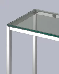 Консоль ТАУН 115x30 Серебро