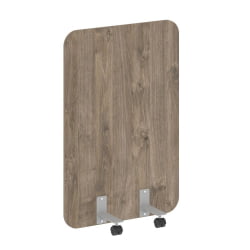 Перегородка на металлических опорах, на роликах R-line  DP.R-80-120 Тиквуд Темный