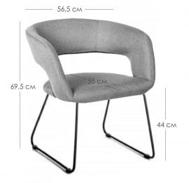 Кресло Hugs К Красн/Link Золото