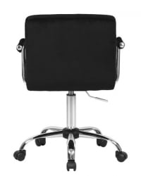 Офисное кресло для персонала DOBRIN TERRY (черный велюр (MJ9-101)) 2 шт