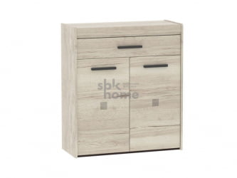 Тумба 900 ПМ-4 высокая, Мале (900*384*1020) Дуб галифакс белый, 50503 