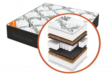 Матрас Mega холкон-кокос TFK Gray Night (Berhouse) Размер: 800х1900 мм 