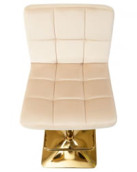 Стул барный DOBRIN GOLDIE (бежевый велюр (MJ9-10)) 2 шт