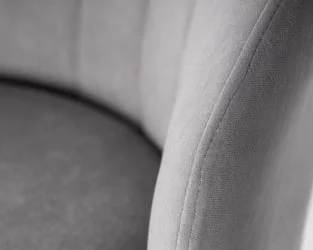 Стул обеденный DOBRIN NAOMI (ЭМАЛЬ ЧЕРНЫЙ МУАР велюр Catania Smoke)