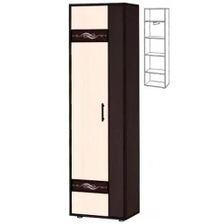 Шкаф-пенал Инфинити 02 Венге/Дуб молочный