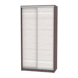 Шкаф-купе коричневый B-220х120х60-3(ЯАТ-ЯАС-D9D9)