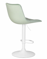 Стул барный ДОБРИН ТАИЛОР ВХИТЕ (пудрово-мятный велюр (МДЖ9-87)) 2 шт / DOBRIN TAILOR WHITE (MJ9-87))