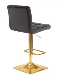 Стул барный DOBRIN GOLDIE (черный велюр (MJ9-101)) 2 шт