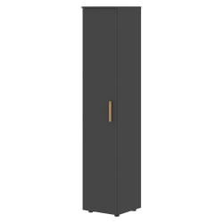 Шкаф-колонка с глухой дверью левый Forta FHC 40.1 L Черный графит