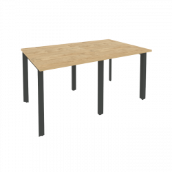Стол переговорный (2 столешницы) ONIX O.MP-PRG-2.0 Тиквуд Светлый/Антрацит